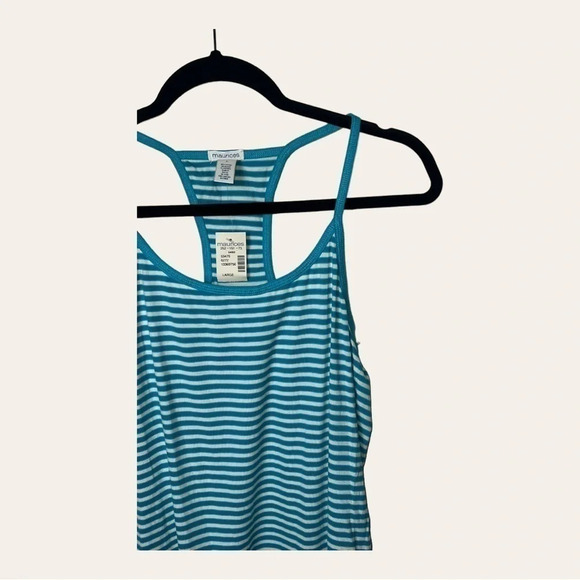 MAURICES SPAGHETTI STRAPS STRIPES SIZE‎ LARGE STRIPES BLUE/WHITE - Picture 2 of 7